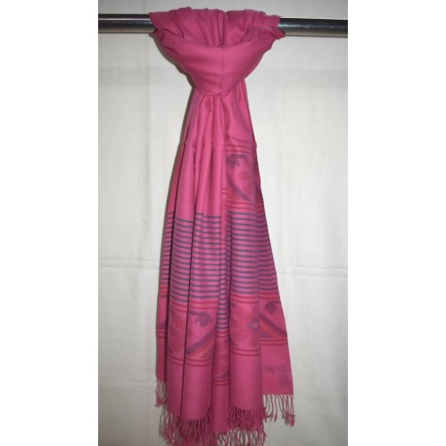 Shawl- 228-Merino Wool-Pink 2/72