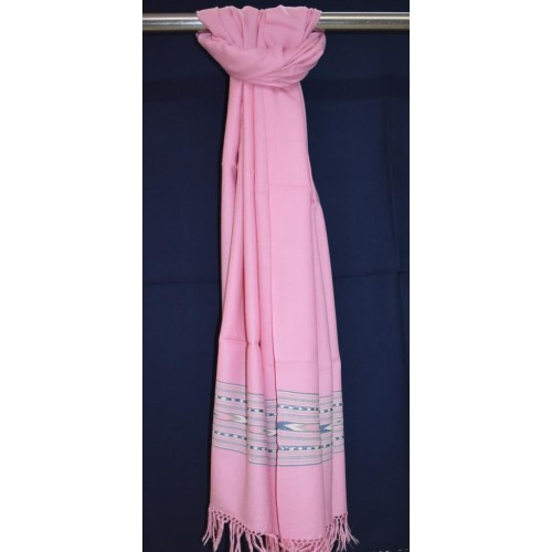 Stole-396- Merino Wool Light Pink 2/48