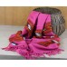 Stole- Gugtu-3D Merino Wool 2/48  Pink