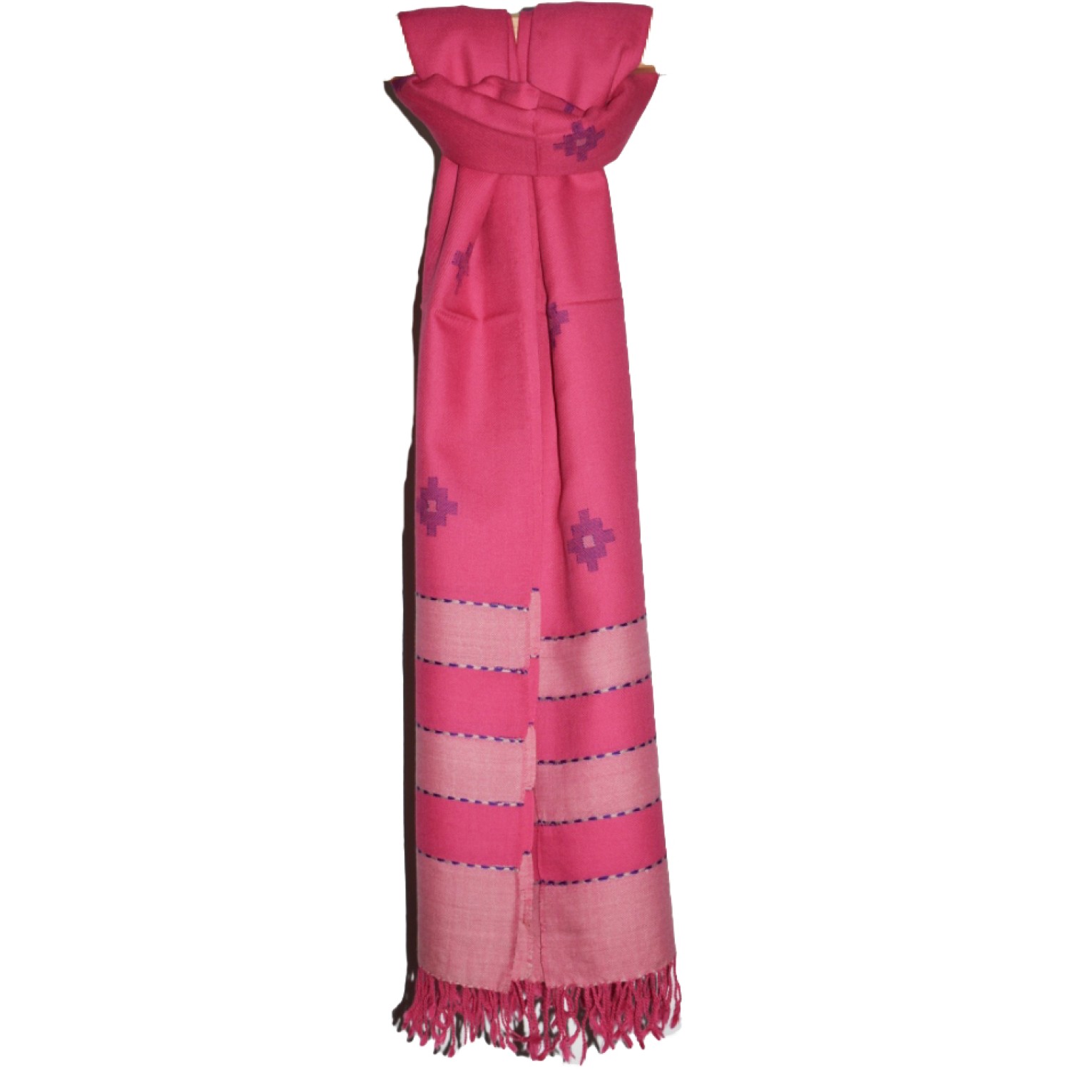 Shawl- REF 1 Merino Wool 2/72 Pink 